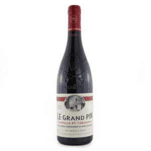 Bouteille de vin rouge du domaine Chapelle Saint Théodiric, Châteauneuf-du-Pape rouge, Le Grand Pin.