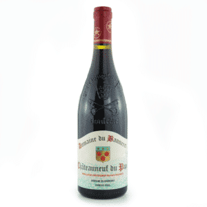 Bouteille de vin rouge du domaine du Banneret, Châteauneuf-du-Pape rouge.