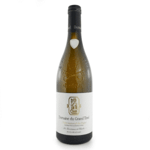 Bouteille de vin blanc du domaine du Grand Tinel, Châteauneuf-du-Pape blanc, Les Roussanes de Charles.