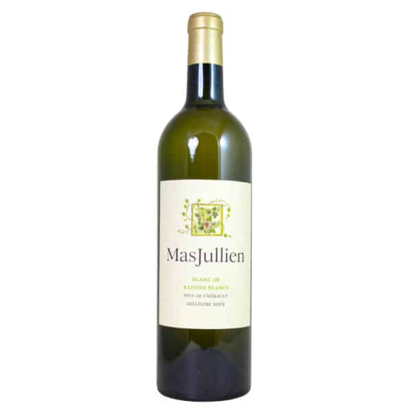 Le blanc de raisins blancs 2023 du Mas Jullien offre fraîcheur, texture et complexité, signé d’une vinification précise et d’un élevage tout en subtilité.